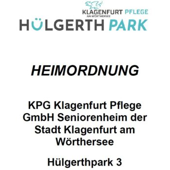 Klagenfurt Pflege Hülgerthpark